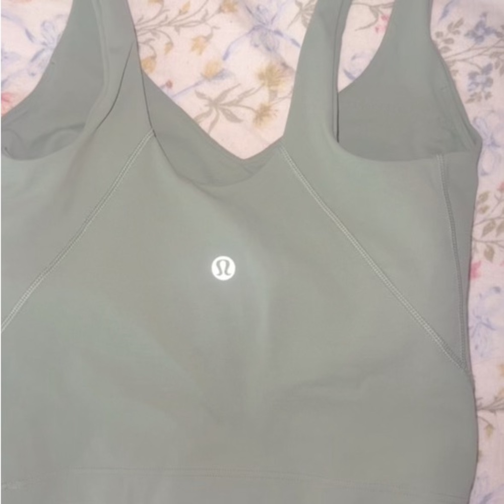 lululemon athletica Sage Green Tank Top
